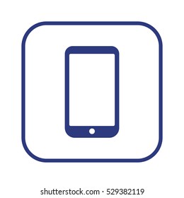 Smartphone  icon,vector. Flat design.  