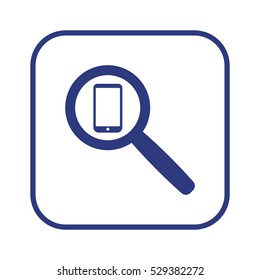 Smartphone  icon,vector. Flat design.  