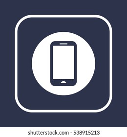 Smartphone  icon,vector. Flat design.  