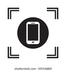 Smartphone  icon,vector. Flat design.  