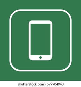 Smartphone  icon,vector. Flat design.  