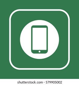 Smartphone  icon,vector. Flat design.  