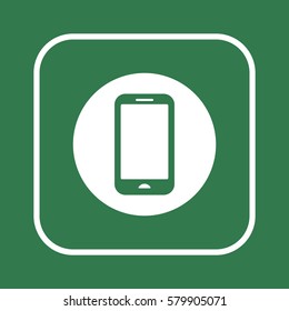 Smartphone  icon,vector. Flat design.  