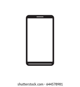 Smartphone   icon,vector. Flat design.  