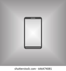 Smartphone   icon,vector. Flat design.  