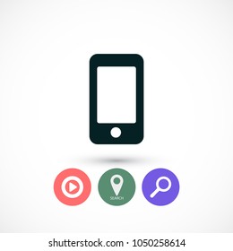 smartphone icon,vector illustration