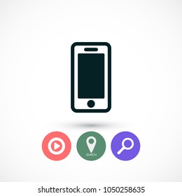 smartphone icon,vector illustration