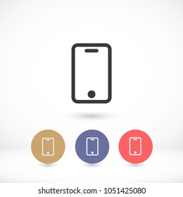 smartphone icon,vector illustration