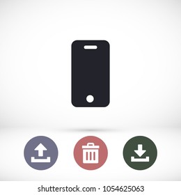 smartphone icon,vector illustration
