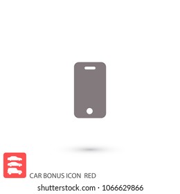 smartphone icon,vector illustration