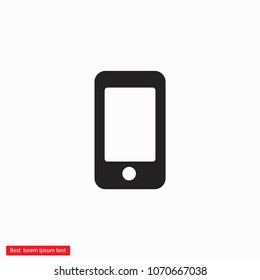 smartphone icon,vector illustration