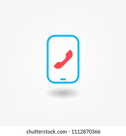 smartphone icon,vector illustration