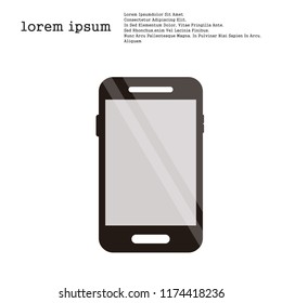 smartphone icon,vector illustration