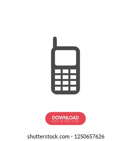 smartphone icon,vector illustration