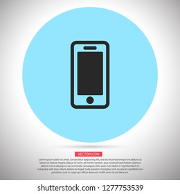 smartphone icon,vector illustration