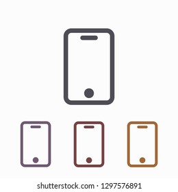 smartphone icon,vector illustration