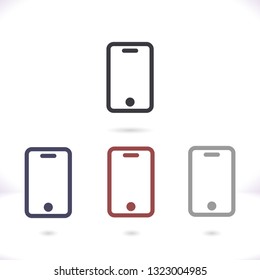 smartphone icon,vector illustration