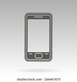 smartphone icon,vector illustration