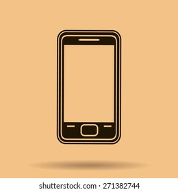 smartphone icon,vector illustration