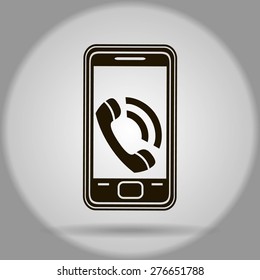 smartphone icon,vector illustration