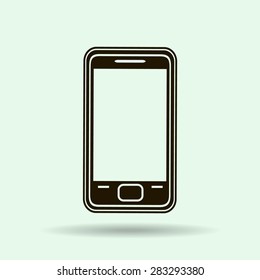 smartphone icon,vector illustration