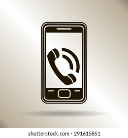 smartphone icon,vector illustration