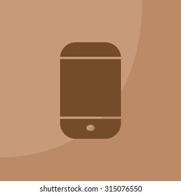 smartphone icon,vector illustration