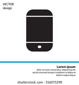 smartphone icon,vector illustration