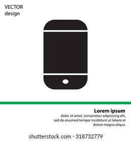 smartphone icon,vector illustration