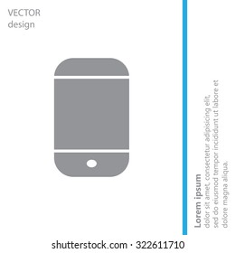 smartphone icon,vector illustration