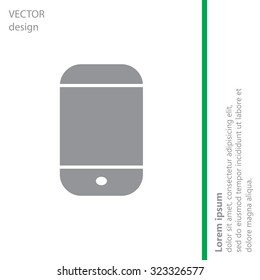 smartphone icon,vector illustration