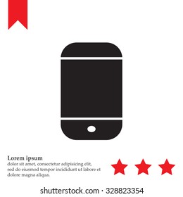 smartphone icon,vector illustration