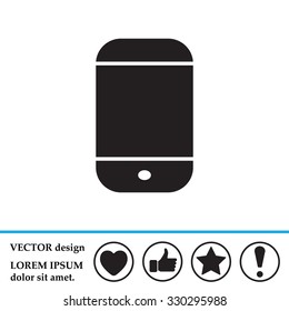 smartphone icon,vector illustration