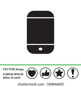 smartphone icon,vector illustration