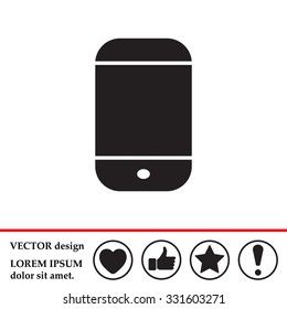 smartphone icon,vector illustration