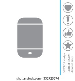 smartphone icon,vector illustration