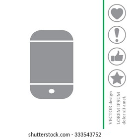 smartphone icon,vector illustration