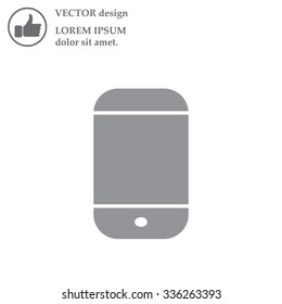 smartphone icon,vector illustration