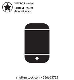 smartphone icon,vector illustration