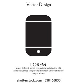 smartphone icon,vector illustration