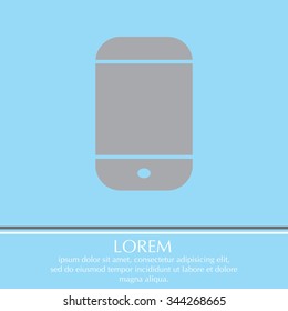 smartphone icon,vector illustration