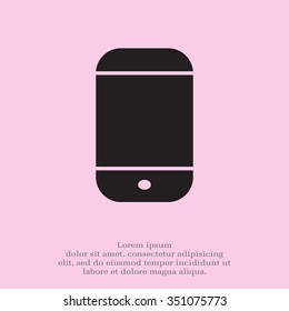 smartphone icon,vector illustration