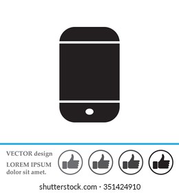 smartphone icon,vector illustration