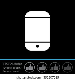 smartphone icon,vector illustration