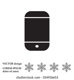 smartphone icon,vector illustration