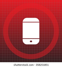 smartphone icon,vector illustration