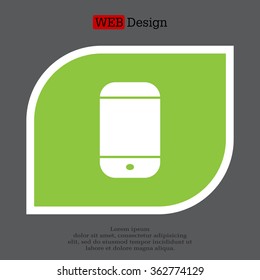 smartphone icon,vector illustration