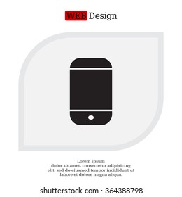 smartphone icon,vector illustration