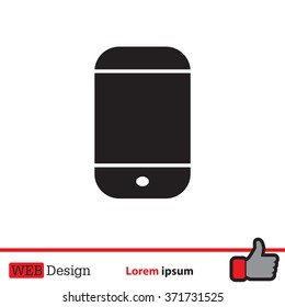 smartphone icon,vector illustration