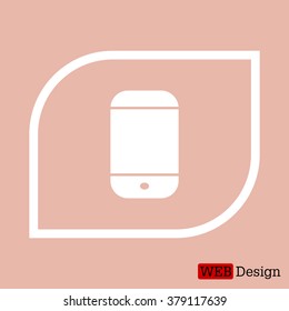 smartphone icon,vector illustration